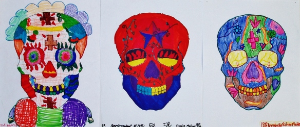 Dia de los Muertos Candy Skull Designs 5th Grade from today